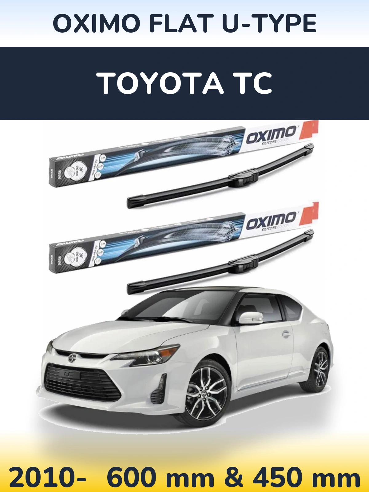Torkarblad Oximo Flat U-type för Toyota tC