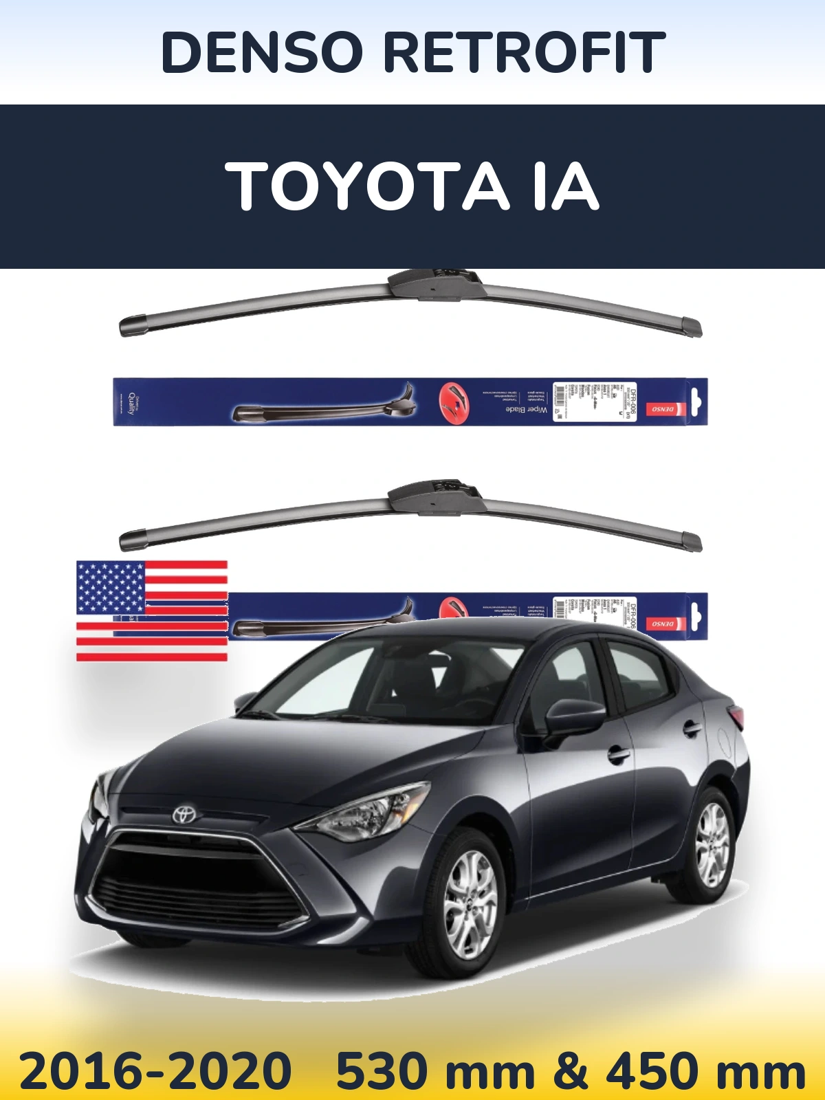 Torkarblad Denso Retrofit för Toyota iA