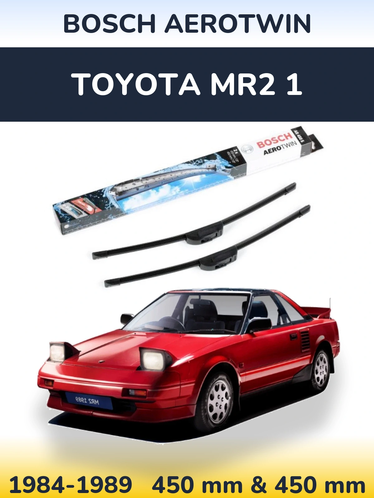 Torkarblad BOSCH AeroTwin för Toyota MR2 1