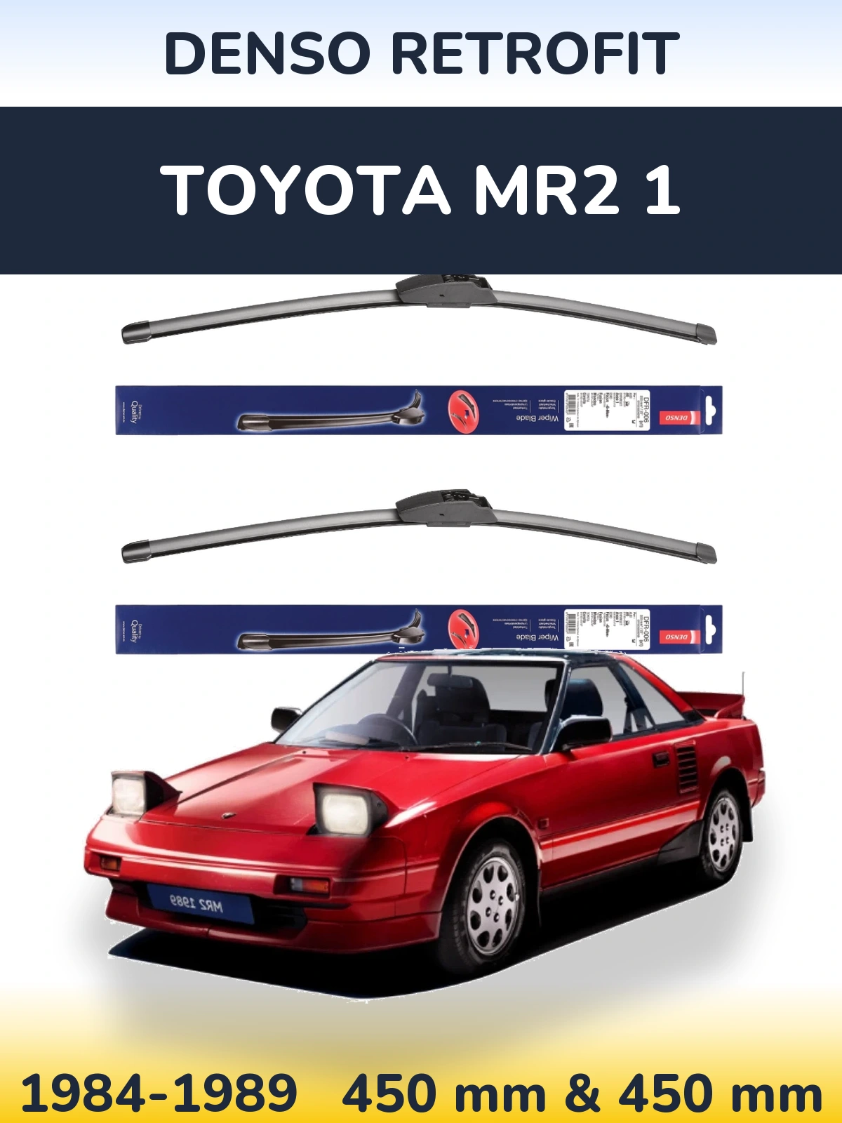 Torkarblad Denso Retrofit för Toyota MR2 1