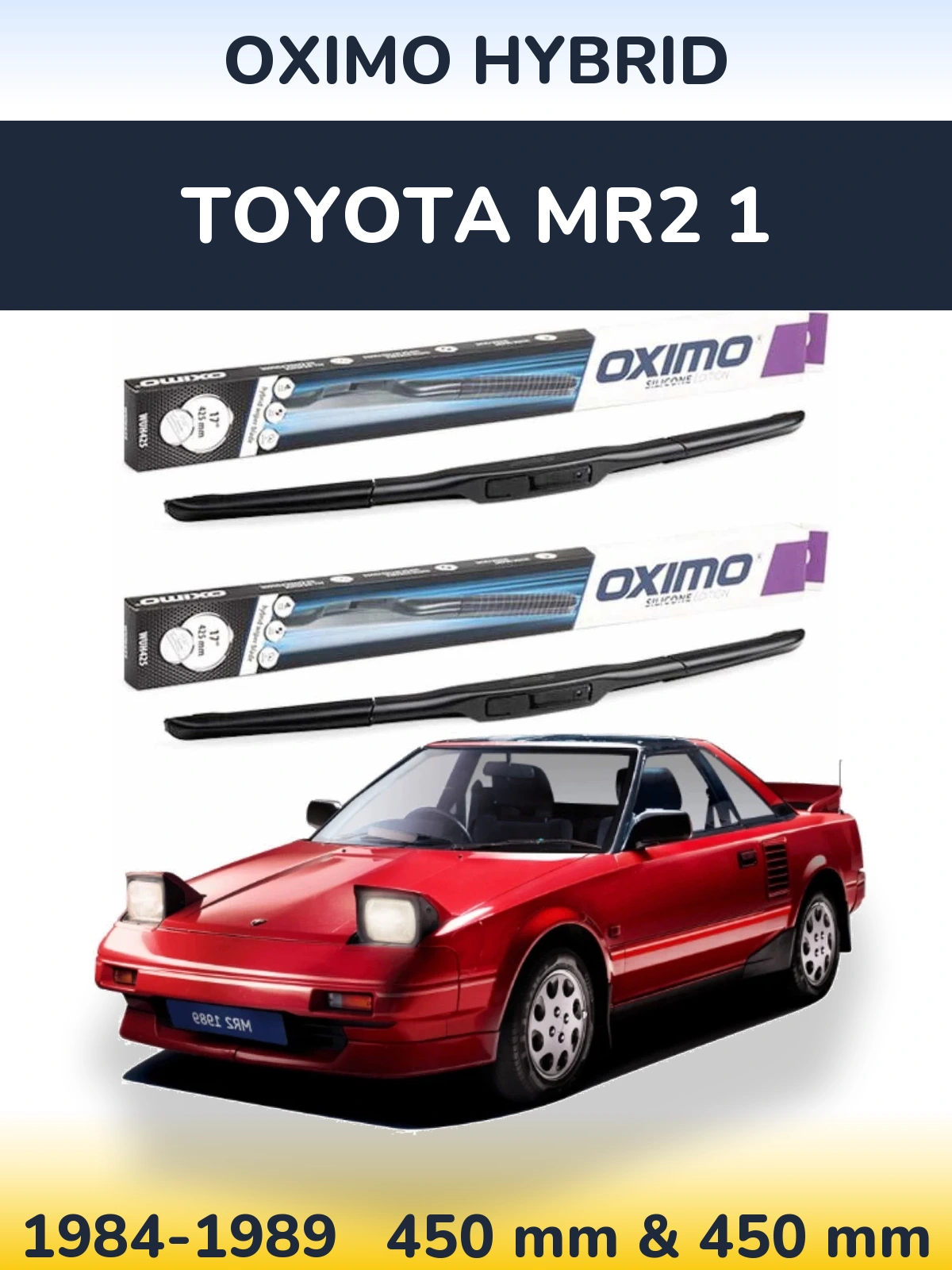 Torkarblad Oximo Hybrid för Toyota MR2 1