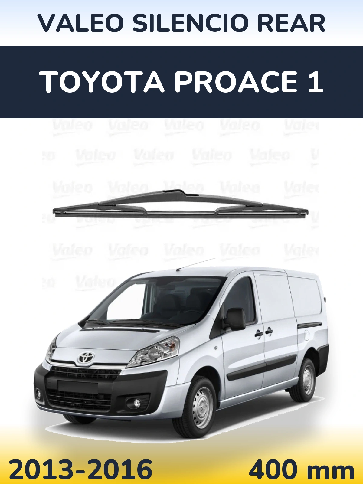 Задний дворник Valeo Silencio Rear 400 мм для Toyota ProAce 1 2013-2016