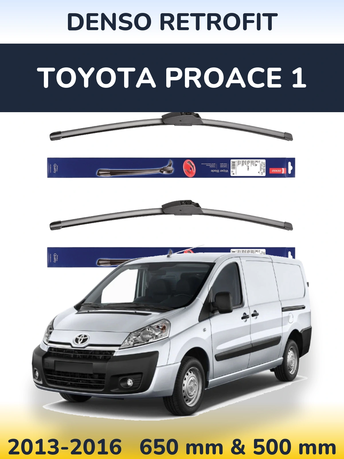 Torkarblad Denso Retrofit för Toyota ProAce 1