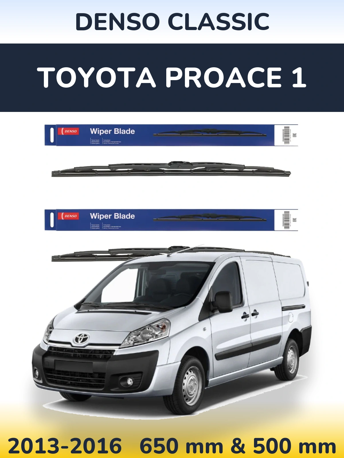 Torkarblad Denso Classic för Toyota ProAce 1