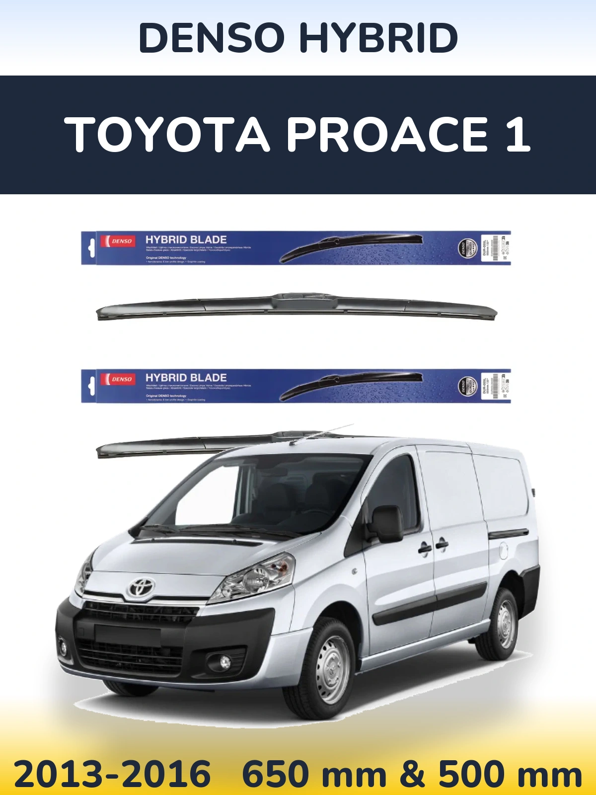 Torkarblad Denso Hybrid för Toyota ProAce 1