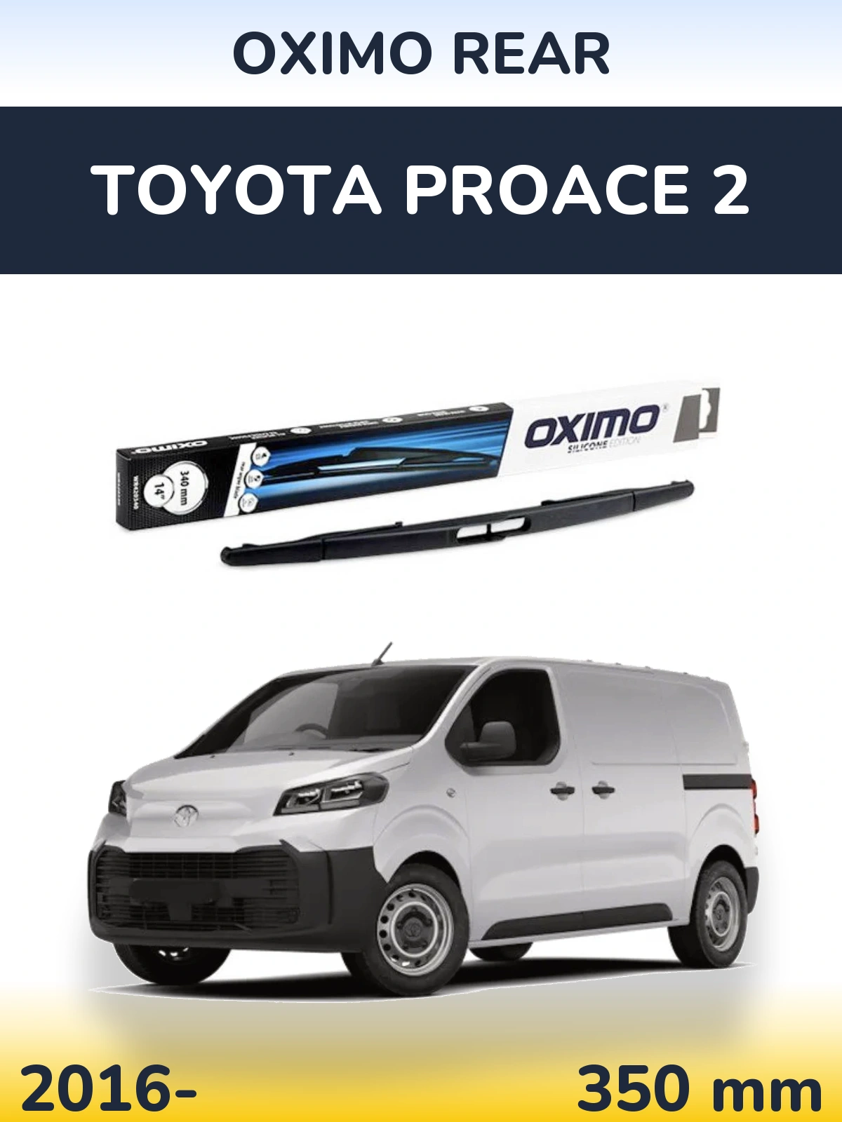Torkarblad Oximo Rear för Toyota ProAce 2