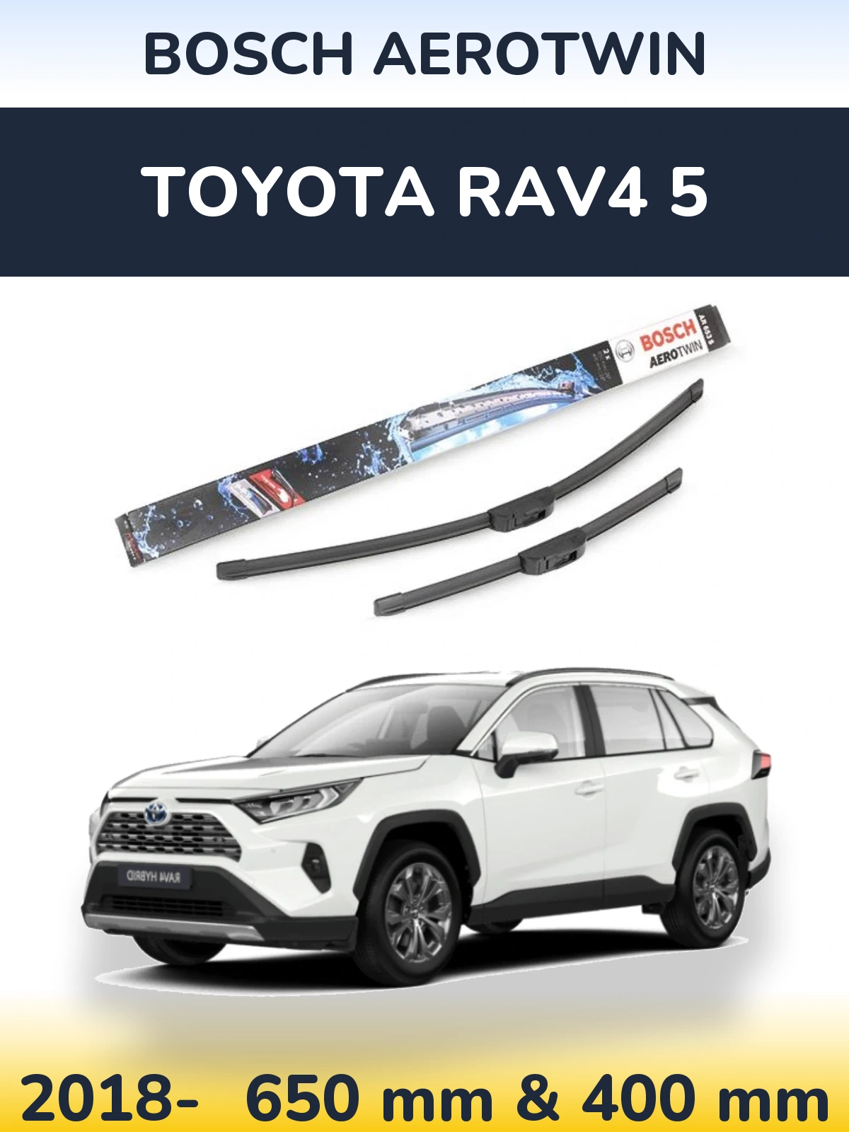 Torkarblad BOSCH AeroTwin för Toyota RAV4 5