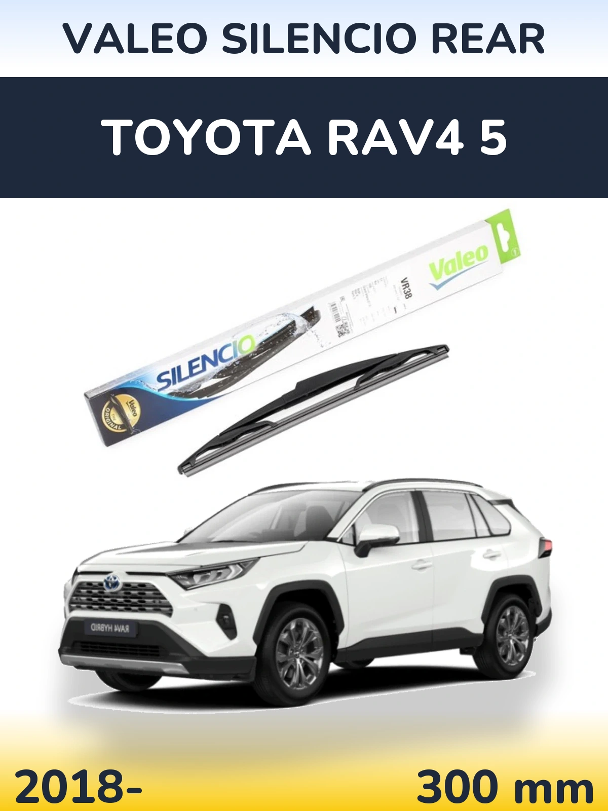 Torkarblad Valeo Silencio Rear för Toyota RAV4 5