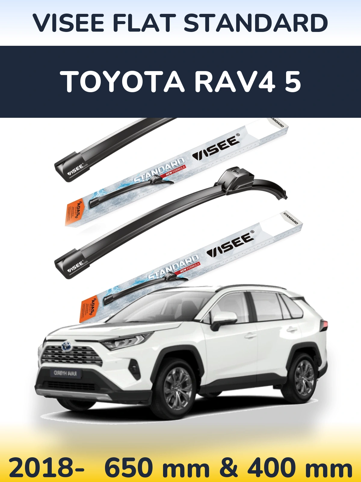 Torkarblad VISEE FLAT STANDARD för Toyota RAV4 5
