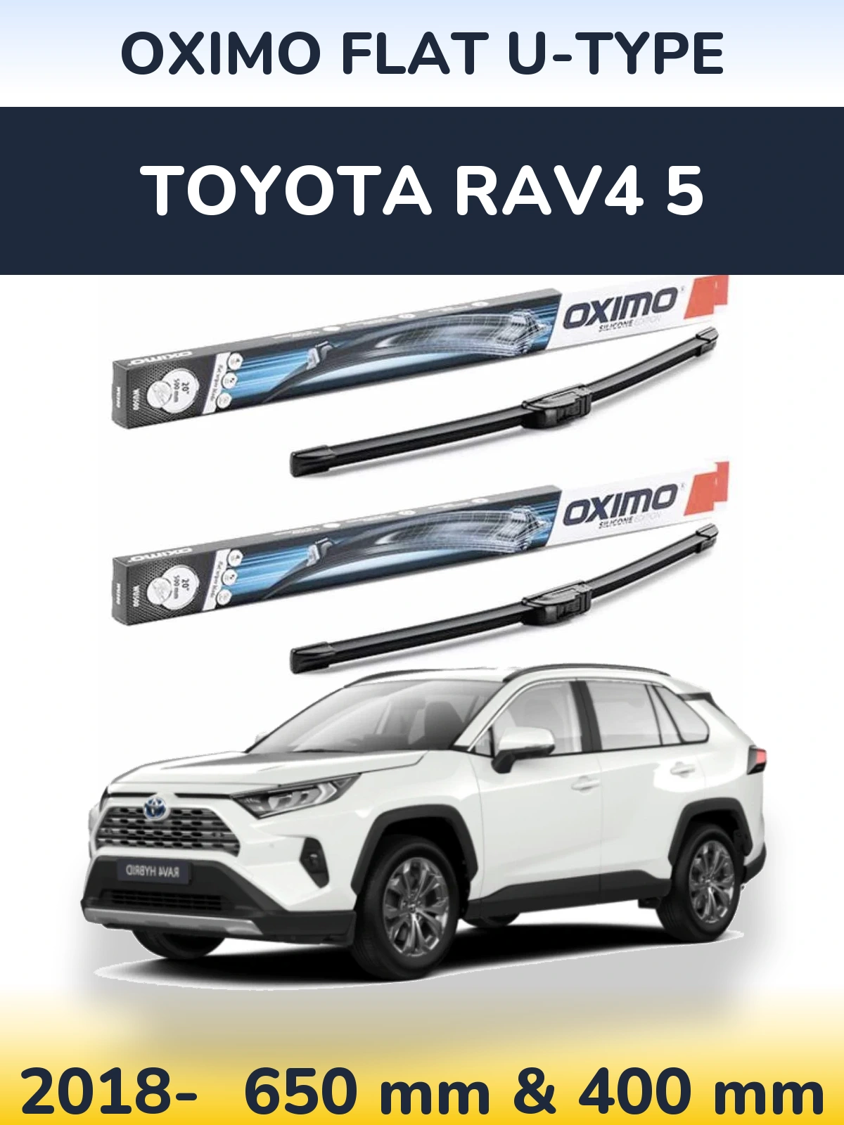 Torkarblad Oximo Flat U-type för Toyota RAV4 5