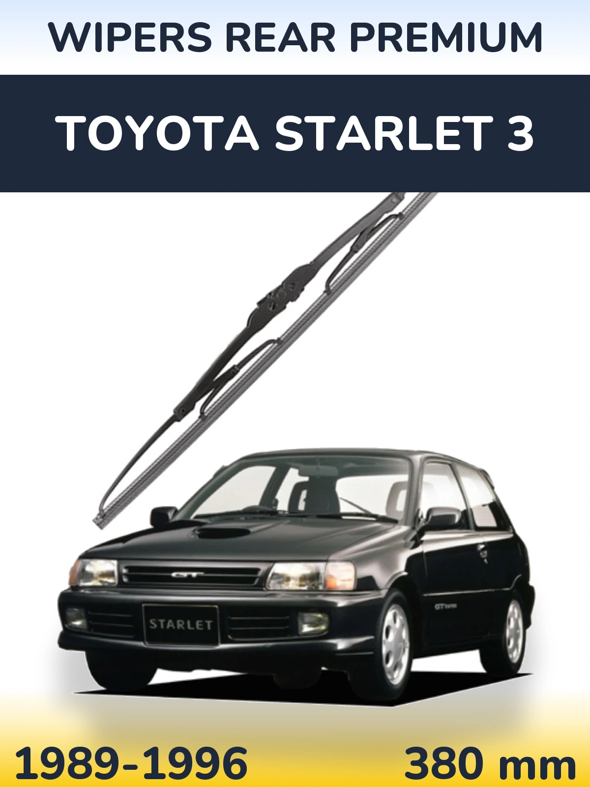 Torkarblad WIPERS REAR PREMIUM för Toyota Starlet 3