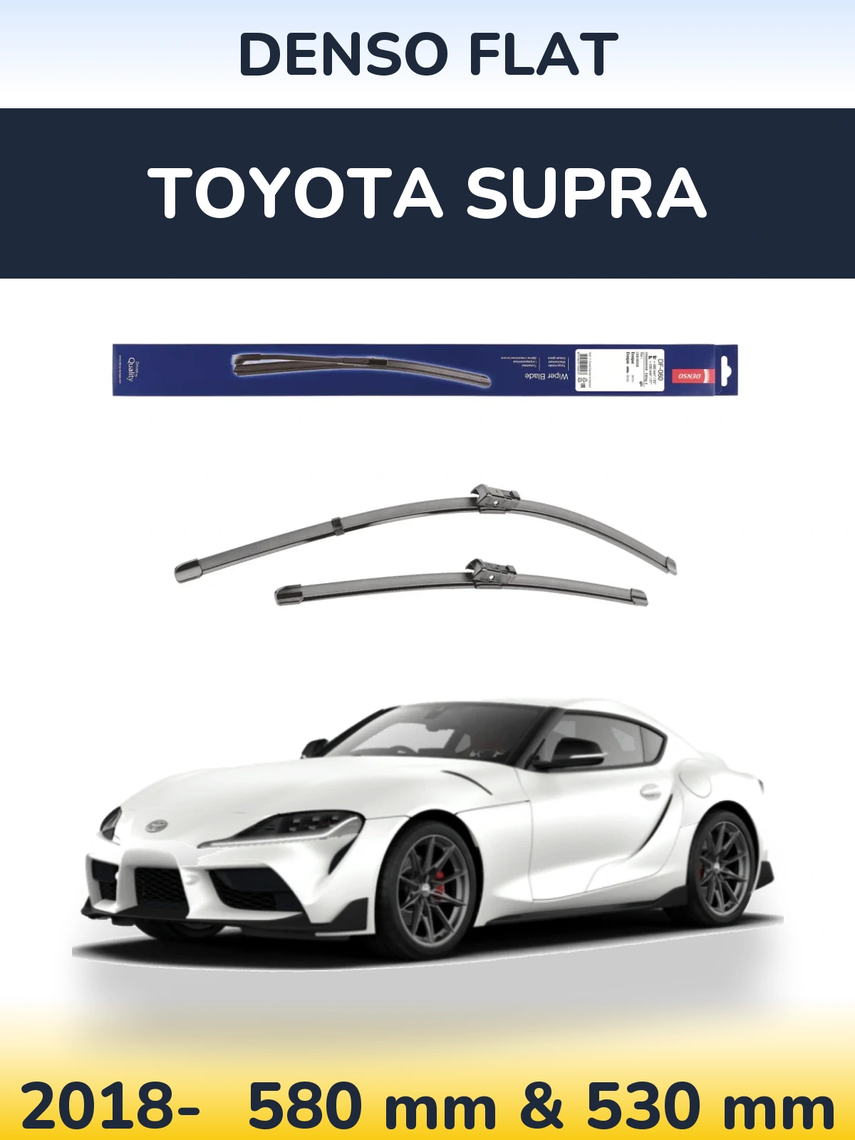 Torkarblad Denso Flat för Toyota Supra