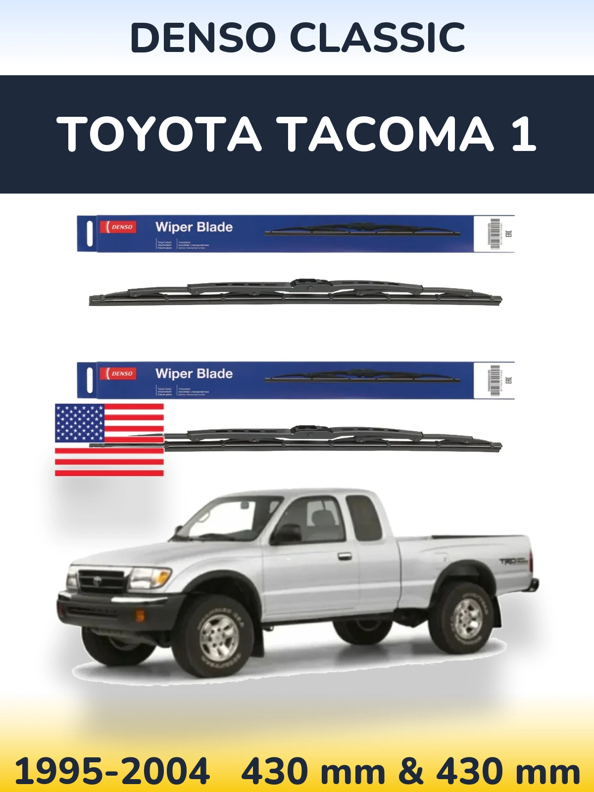 Torkarblad Denso Classic för Toyota Tacoma 1