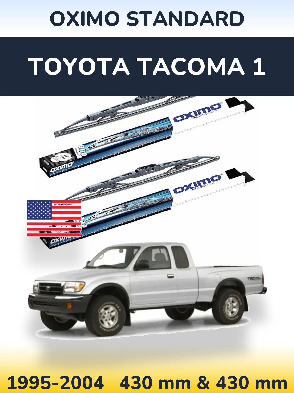 Torkarblad Oximo Standard för Toyota Tacoma 1