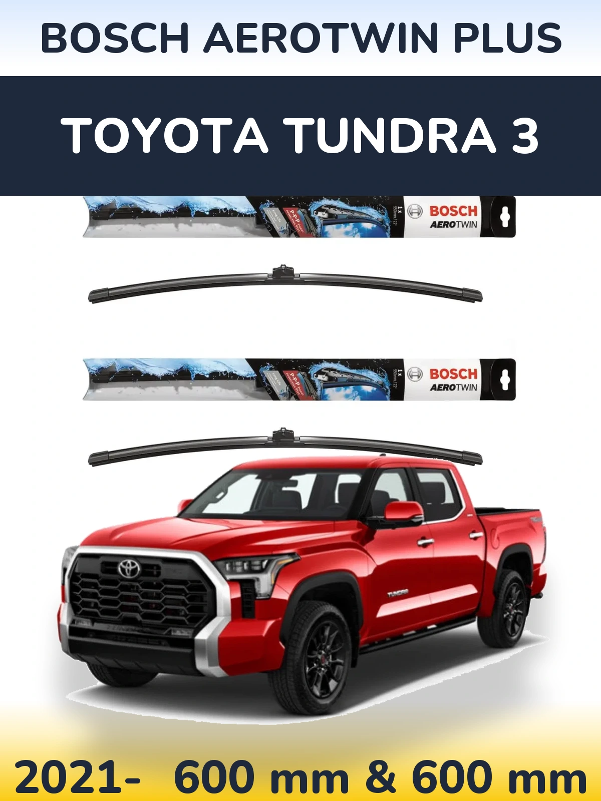 Torkarblad BOSCH AeroTwin Plus för Toyota Tundra 3