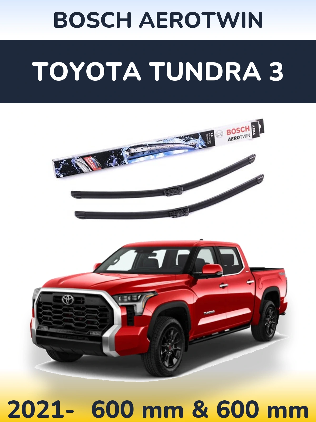 Torkarblad BOSCH AeroTwin för Toyota Tundra 3