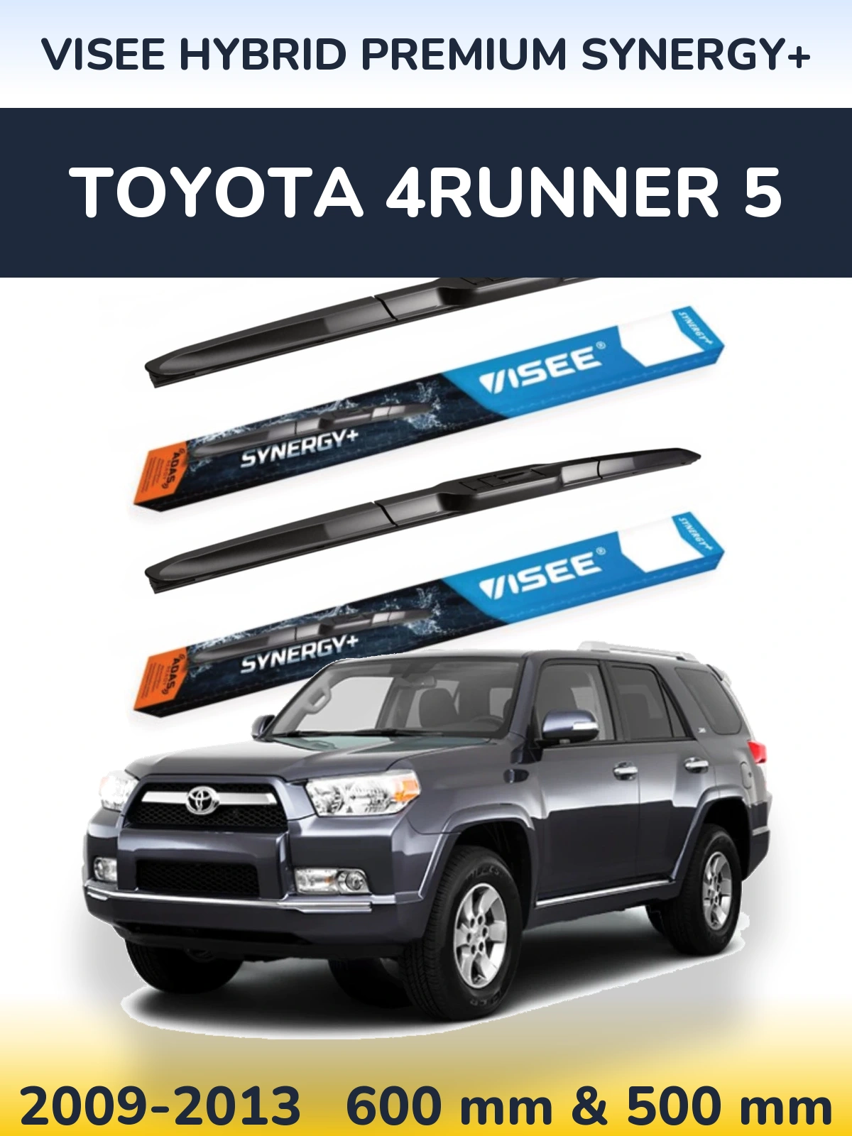 Torkarblad VISEE HYBRID PREMIUM SYNERGY+ för Toyota 4Runner 5