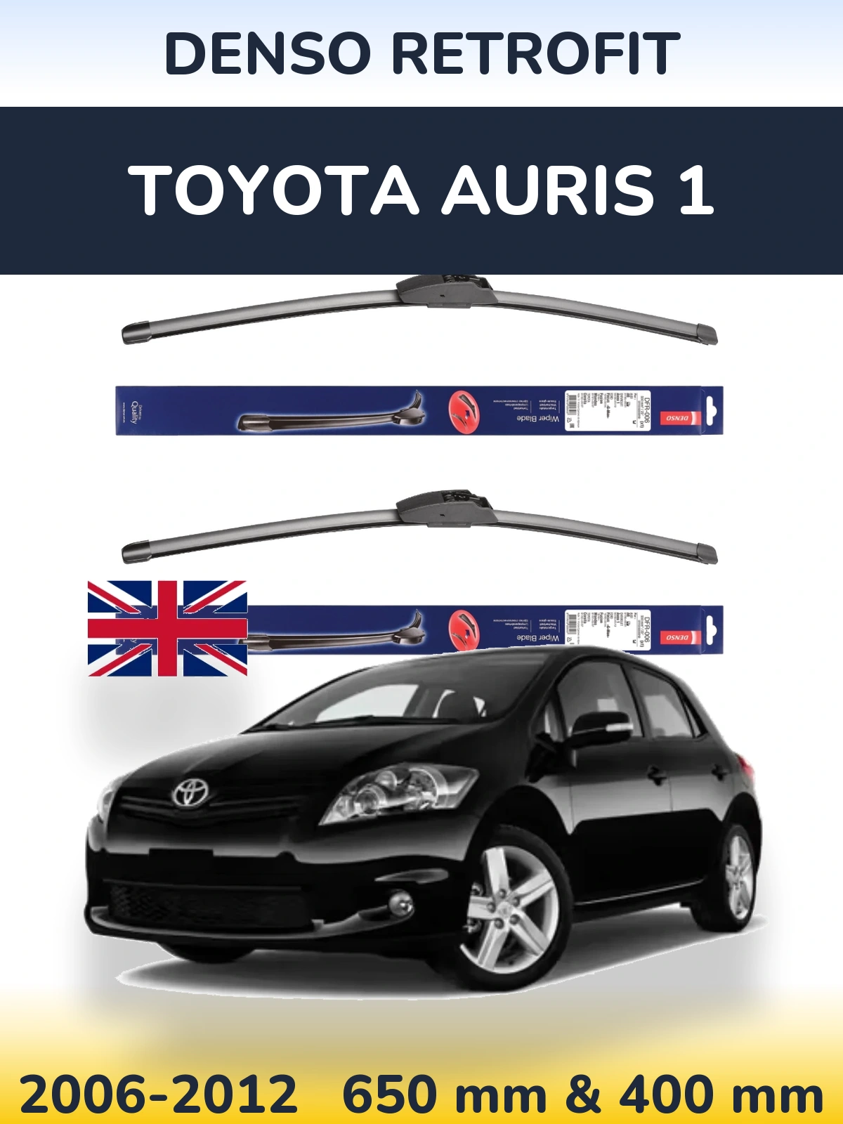 Torkarblad Denso Retrofit för Toyota Auris 1