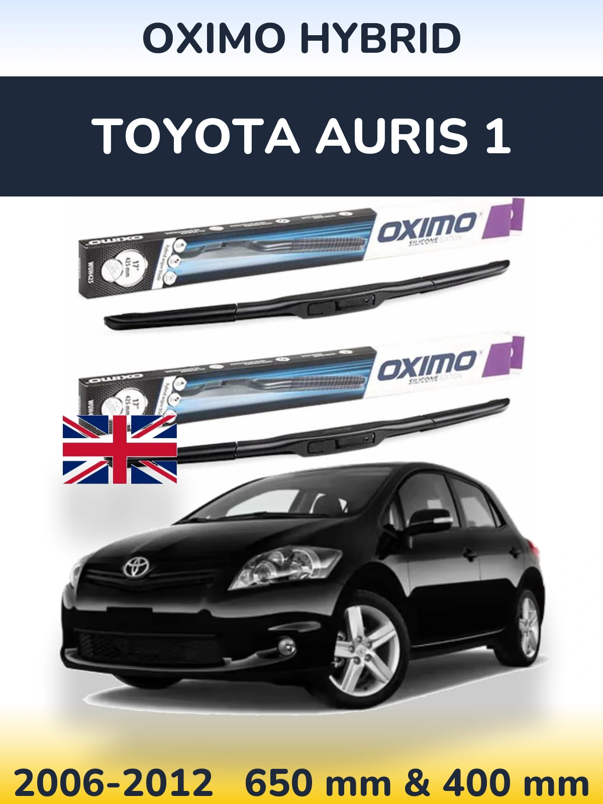 Torkarblad Oximo Hybrid för Toyota Auris 1