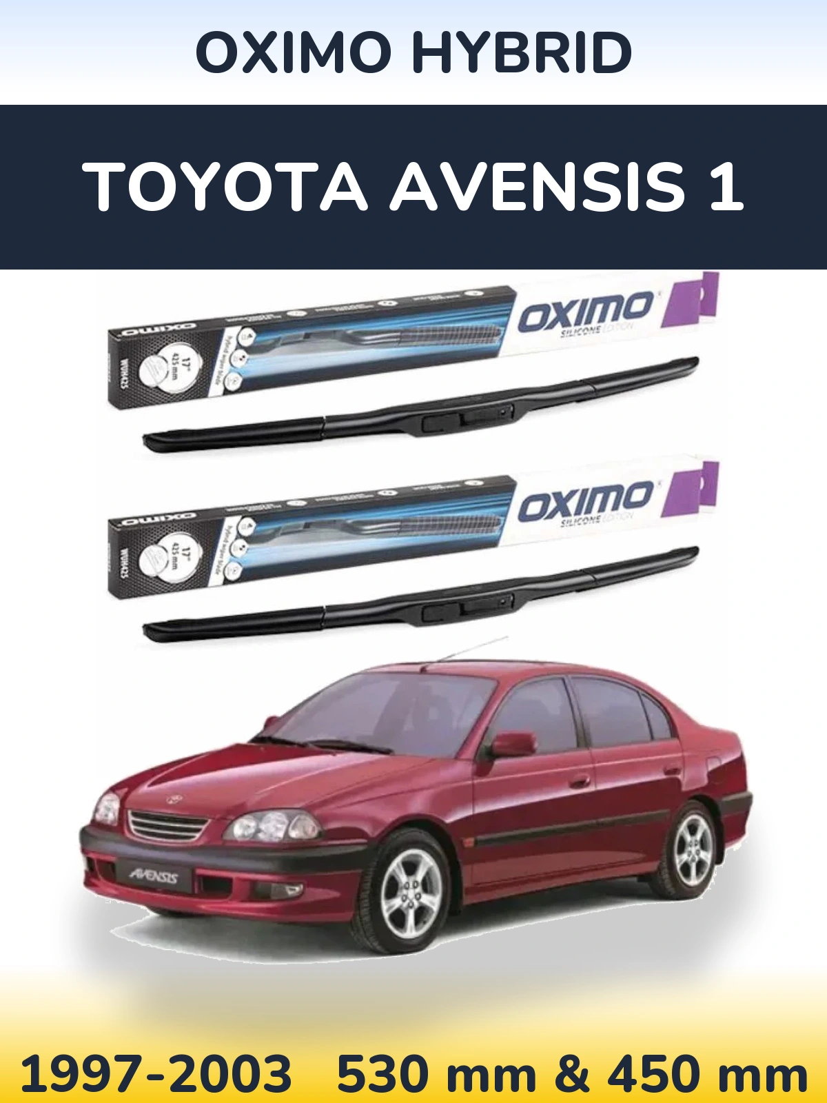 Torkarblad Oximo Hybrid för Toyota Avensis 1