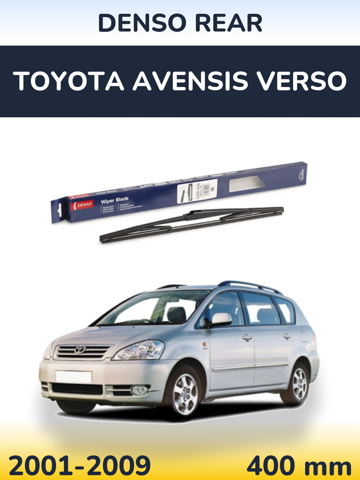 Torkarblad Denso Rear för Toyota Avensis Verso