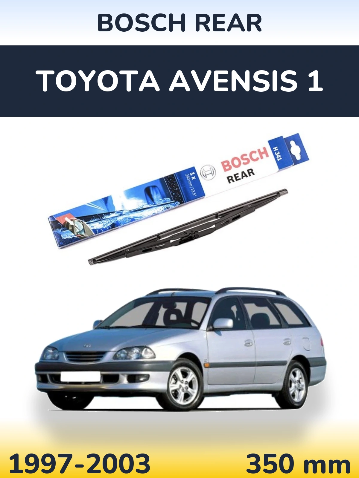 Torkarblad BOSCH Rear för Toyota Avensis 1