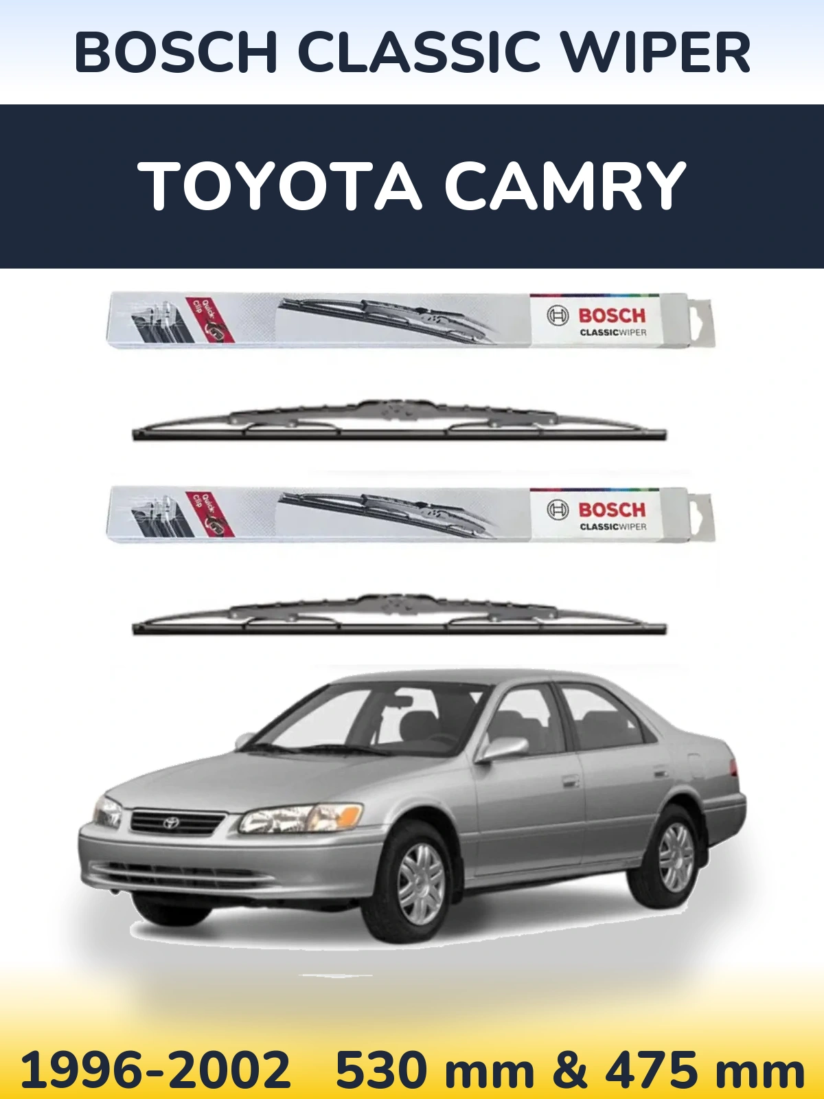 Torkarblad BOSCH Classic Wiper för Toyota Camry
