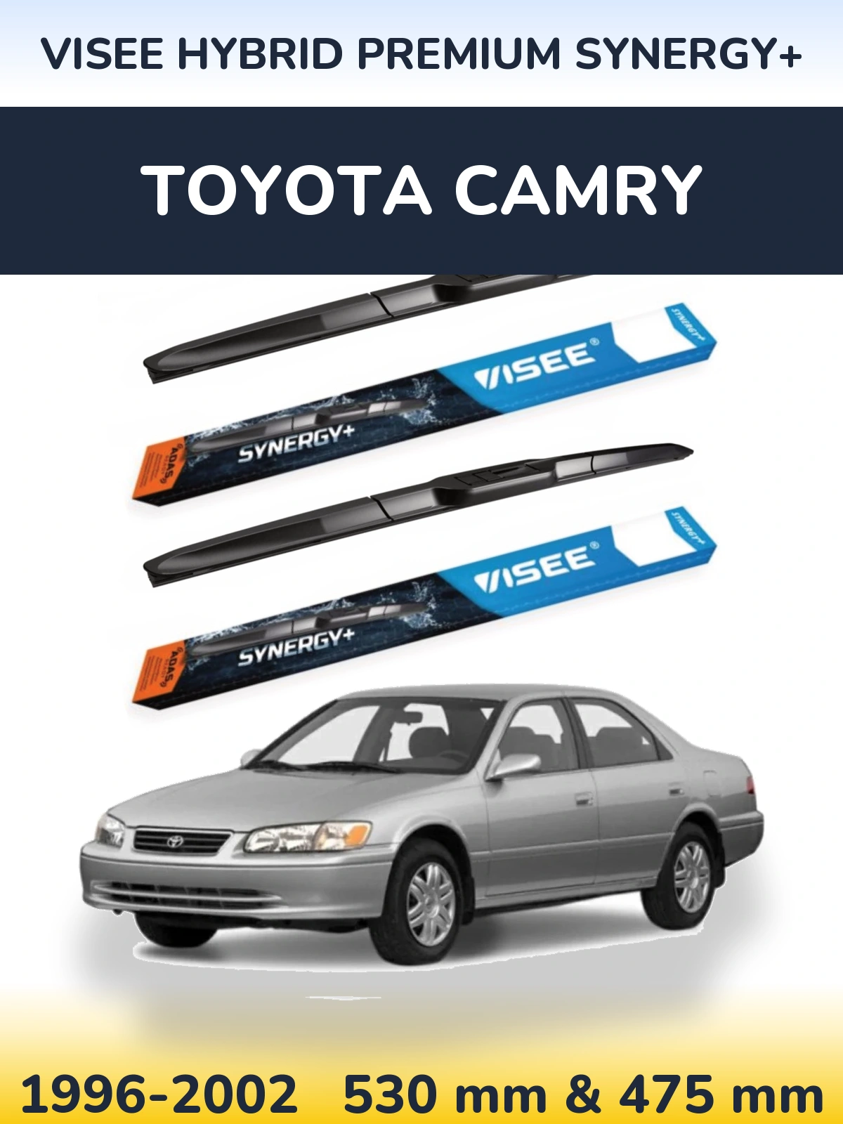 Torkarblad VISEE HYBRID PREMIUM SYNERGY+ för Toyota Camry