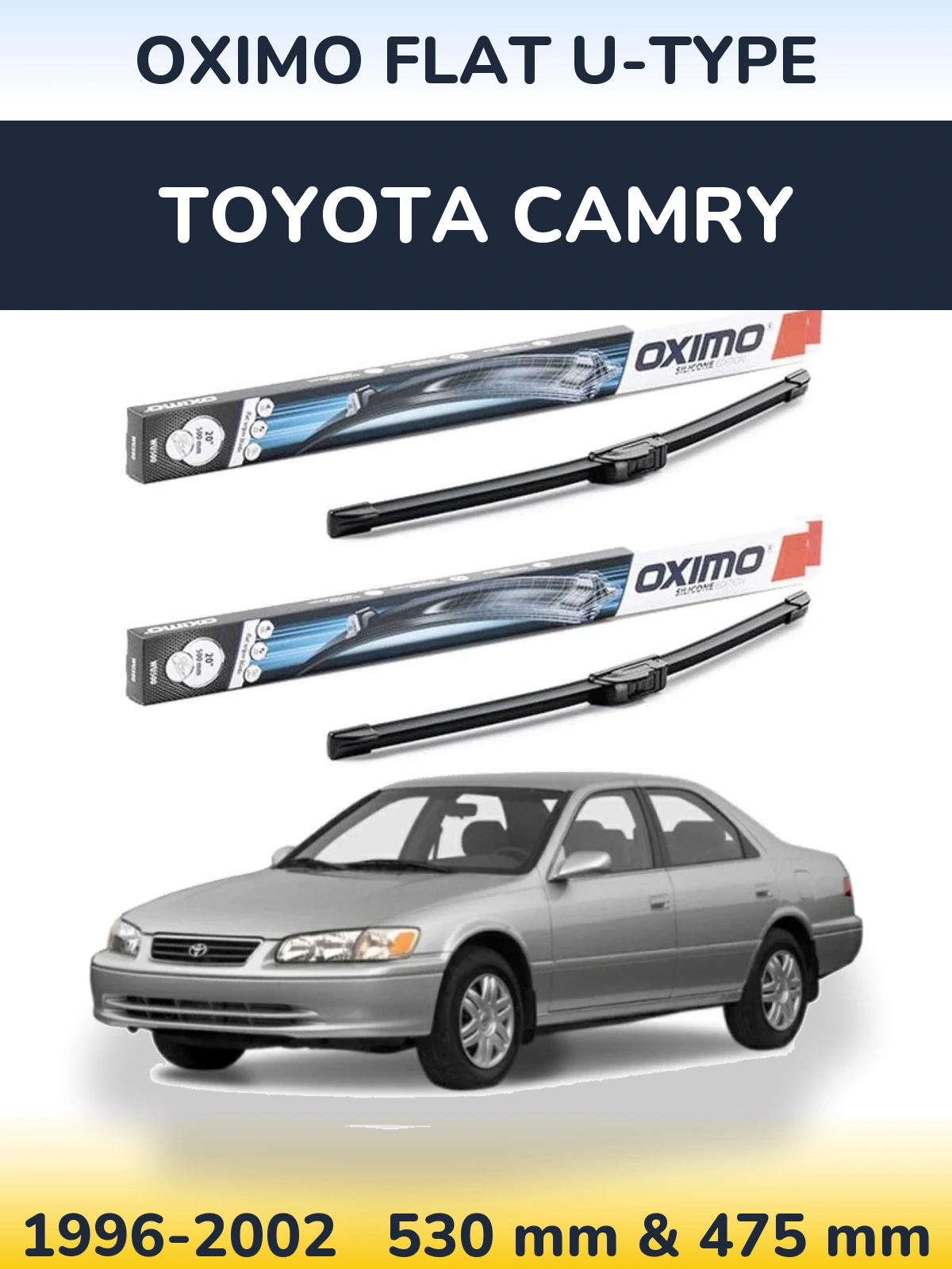 Torkarblad Oximo Flat U-type för Toyota Camry