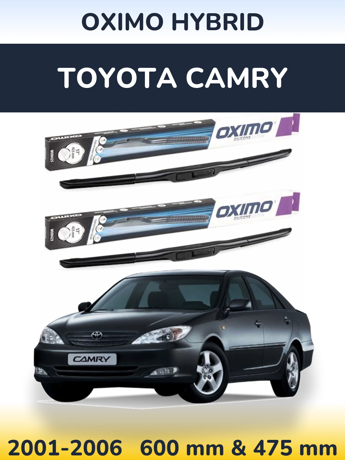 Torkarblad Oximo Hybrid för Toyota Camry