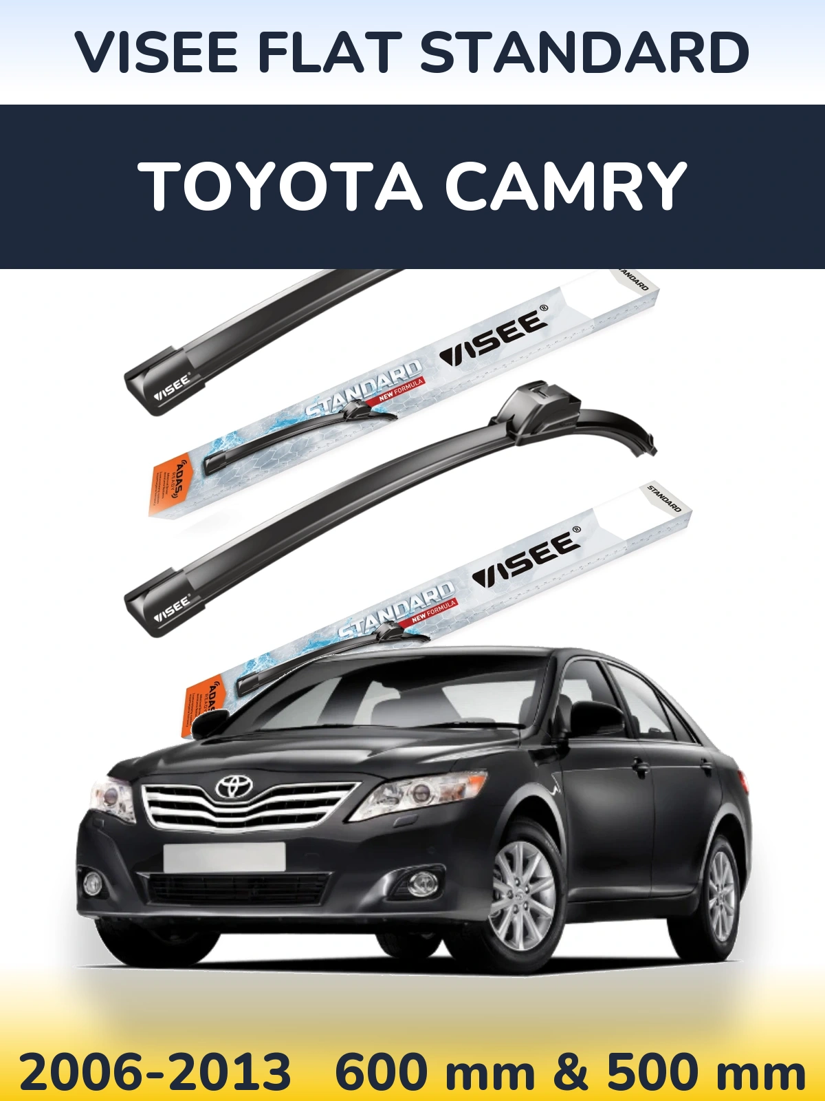 Torkarblad VISEE FLAT STANDARD för Toyota Camry