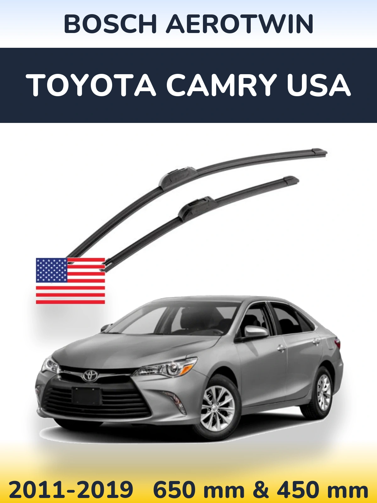 Torkarblad BOSCH AeroTwin för Toyota Camry USA