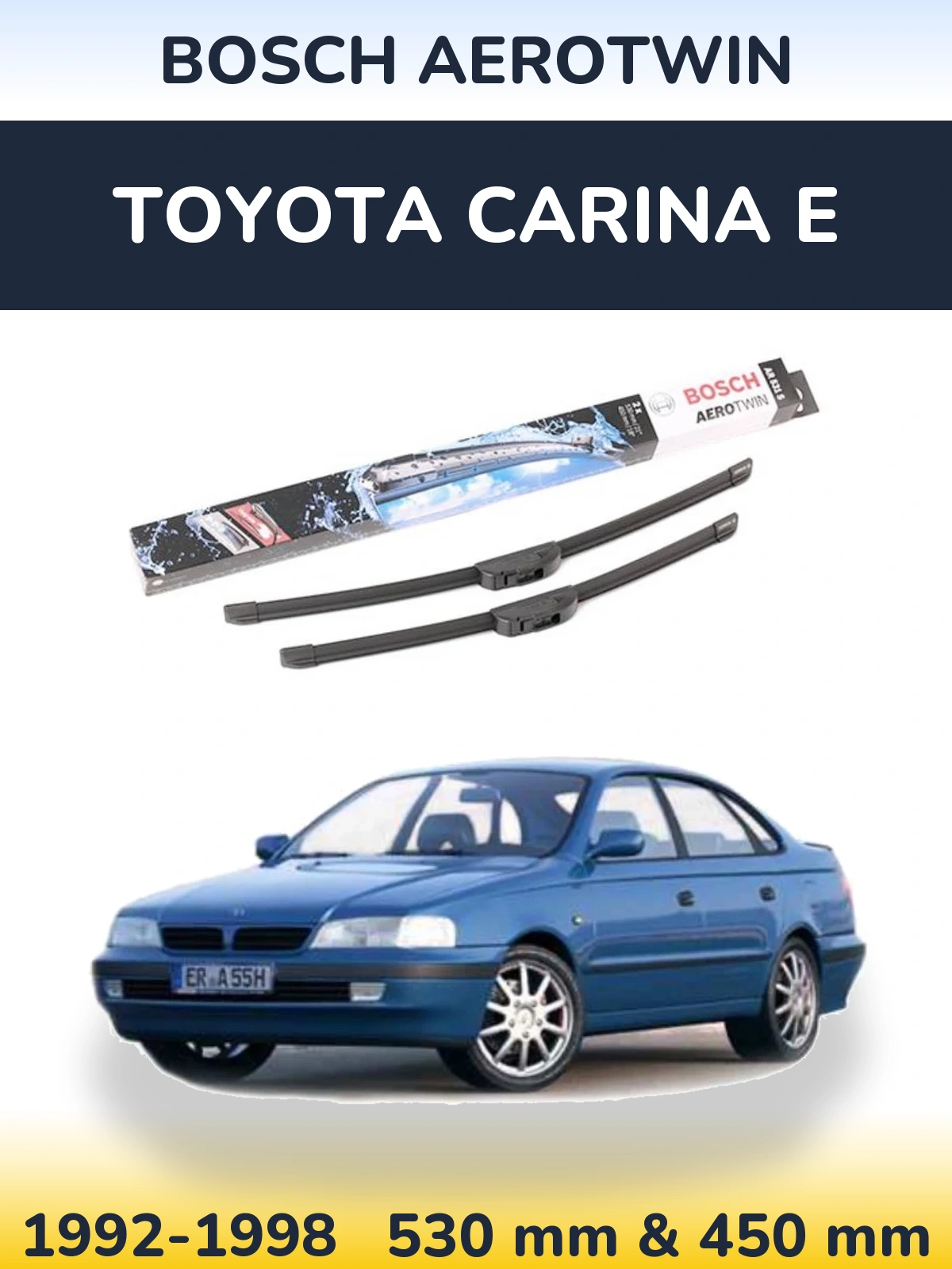 Torkarblad BOSCH AeroTwin för Toyota Carina E