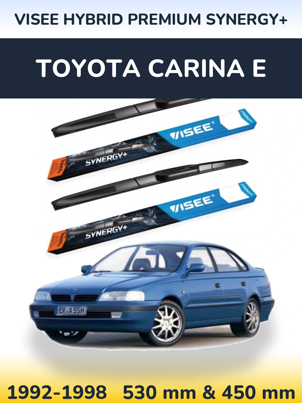 Torkarblad VISEE HYBRID PREMIUM SYNERGY+ för Toyota Carina E