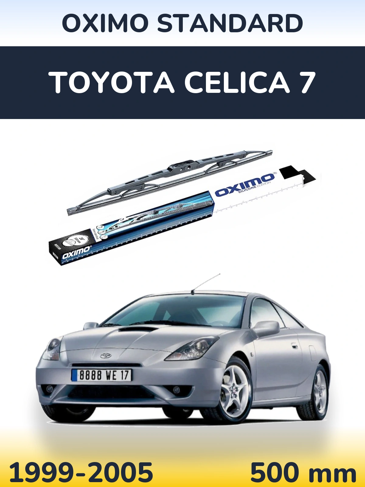 Torkarblad Oximo Standard för Toyota Celica 7