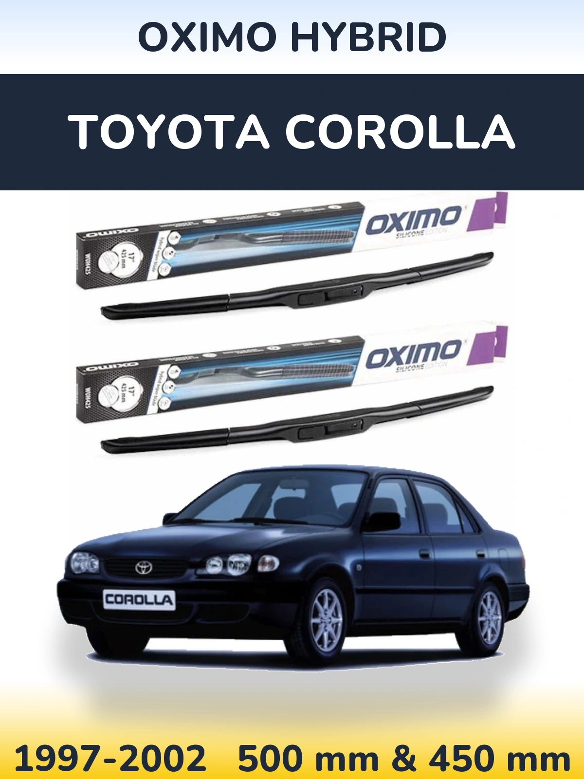 Torkarblad Oximo Hybrid för Toyota Corolla