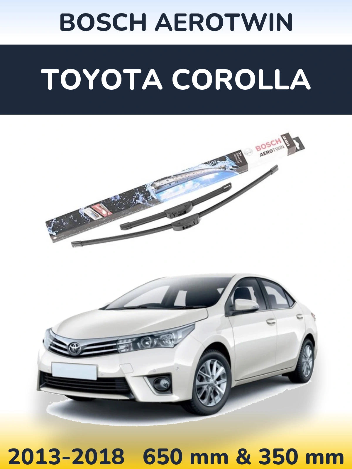 Torkarblad BOSCH AeroTwin för Toyota Corolla