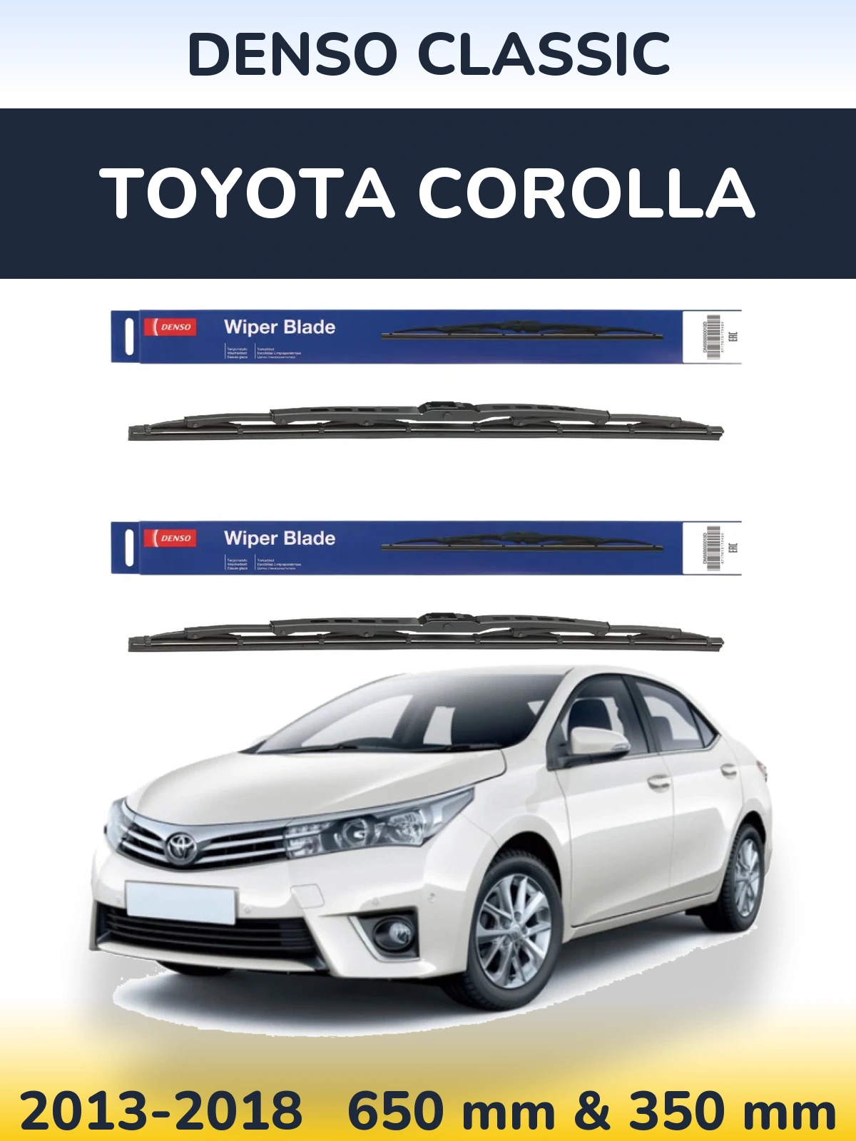 Torkarblad Denso Classic för Toyota Corolla