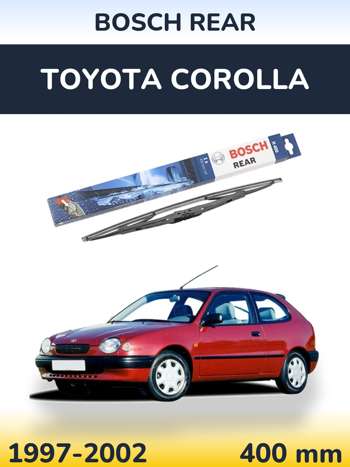 Torkarblad BOSCH Rear för Toyota Corolla