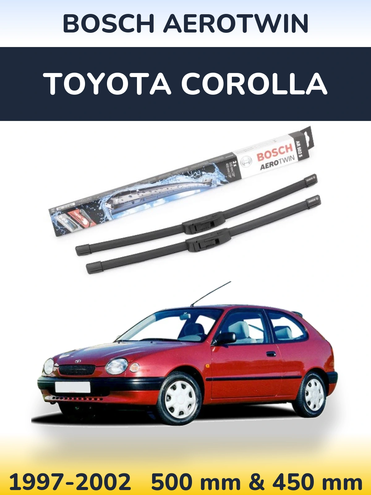 Torkarblad BOSCH AeroTwin för Toyota Corolla