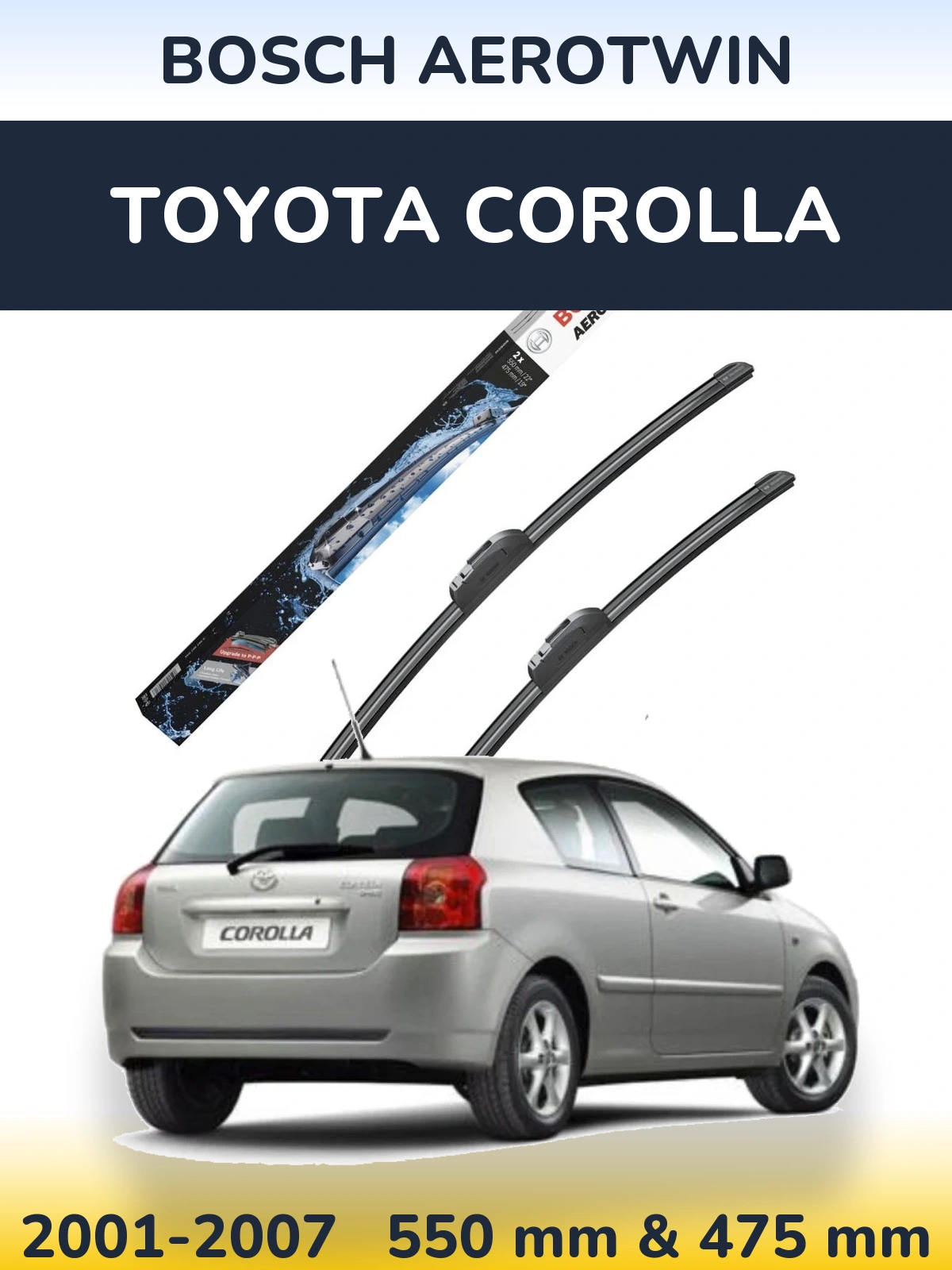 Torkarblad BOSCH AeroTwin för Toyota Corolla