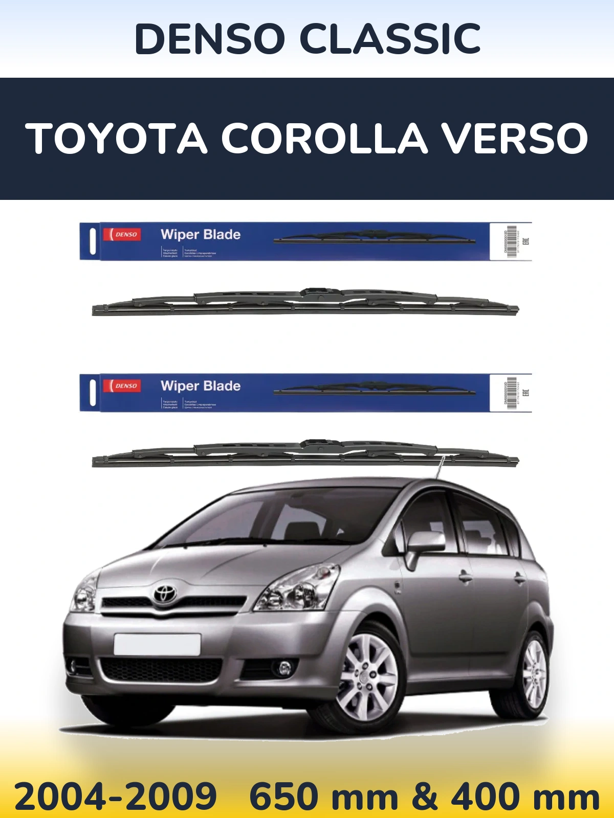 Torkarblad Denso Classic för Toyota Corolla Verso