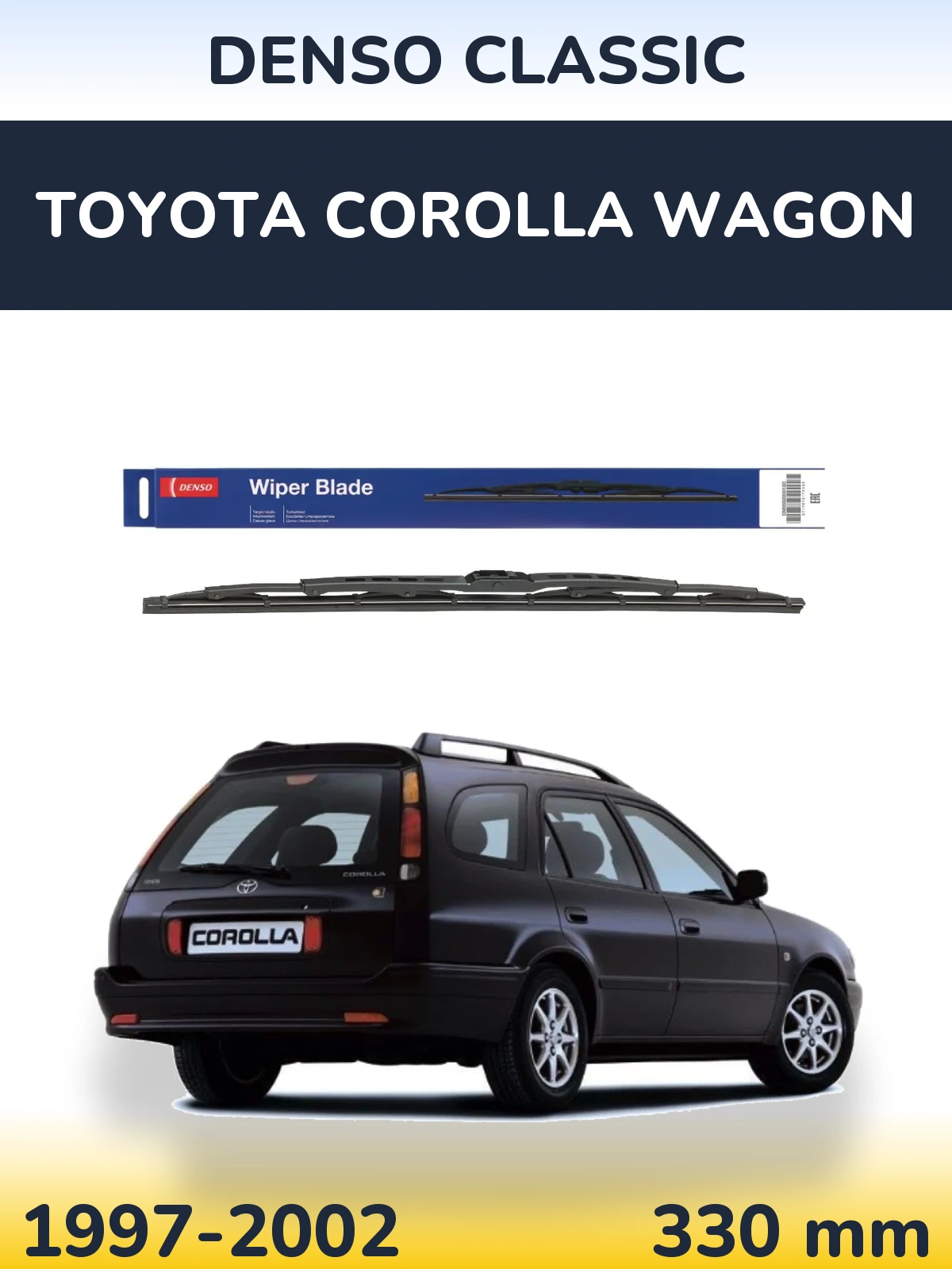 Torkarblad Denso Classic för Toyota Corolla Wagon