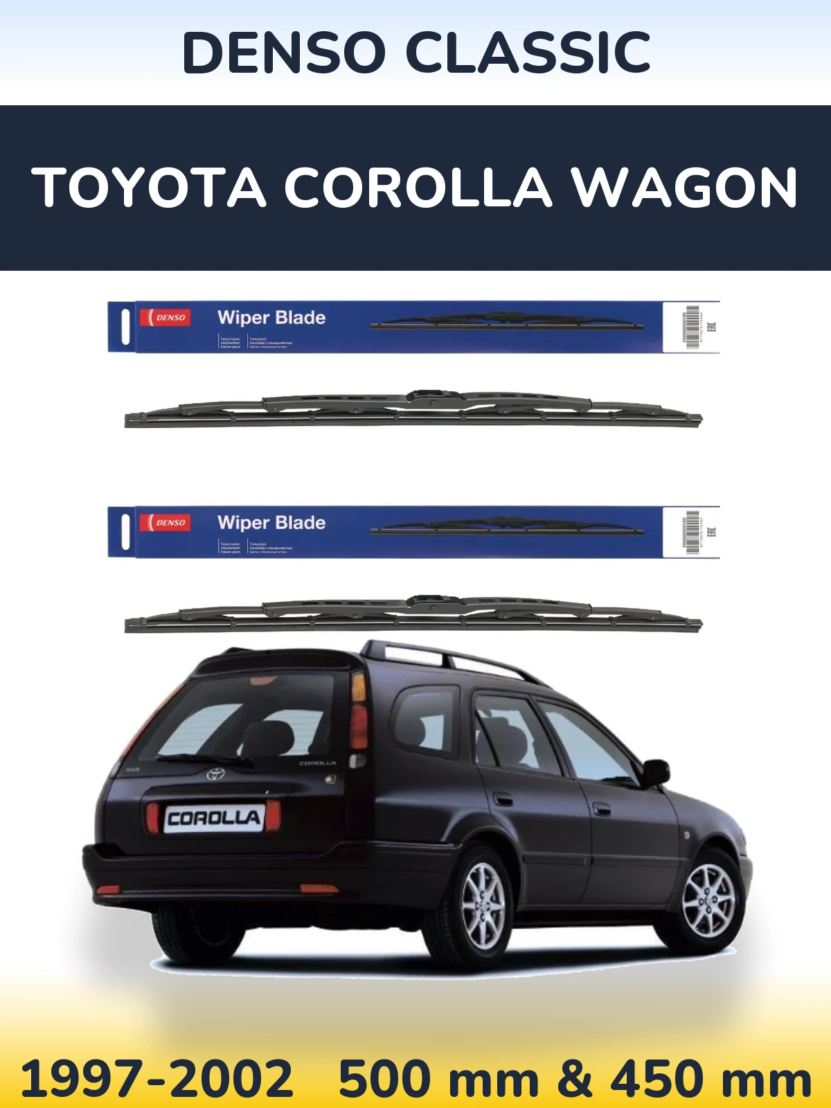 Torkarblad Denso Classic för Toyota Corolla Wagon