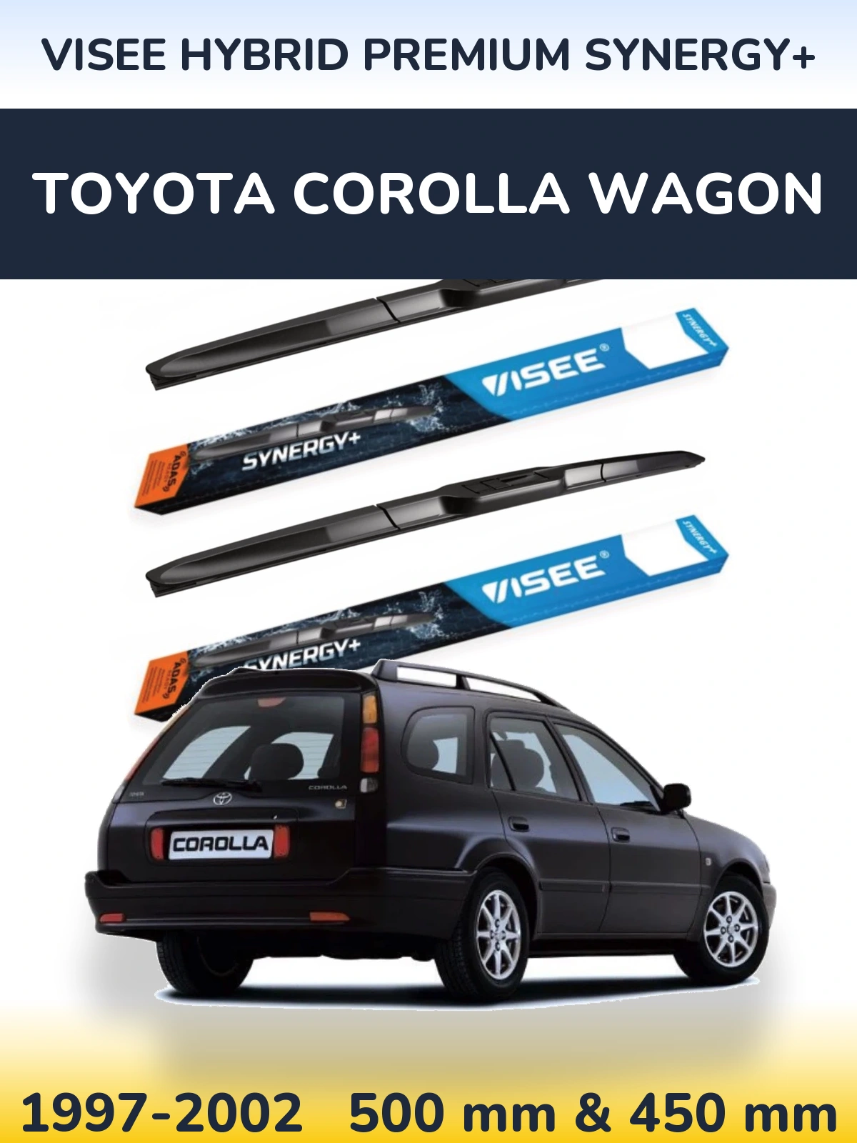 Torkarblad VISEE HYBRID PREMIUM SYNERGY+ för Toyota Corolla Wagon