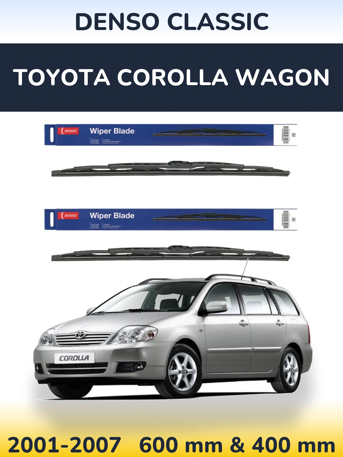 Torkarblad Denso Classic för Toyota Corolla Wagon
