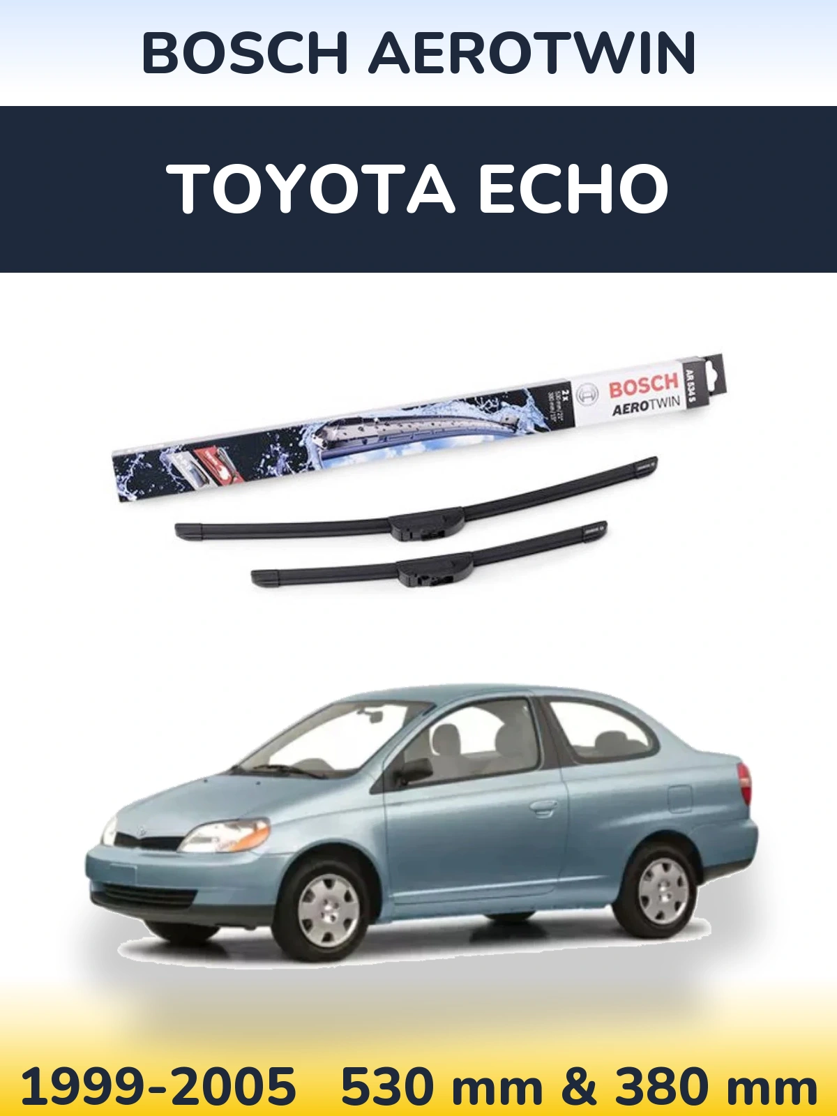 Torkarblad BOSCH AeroTwin för Toyota Echo