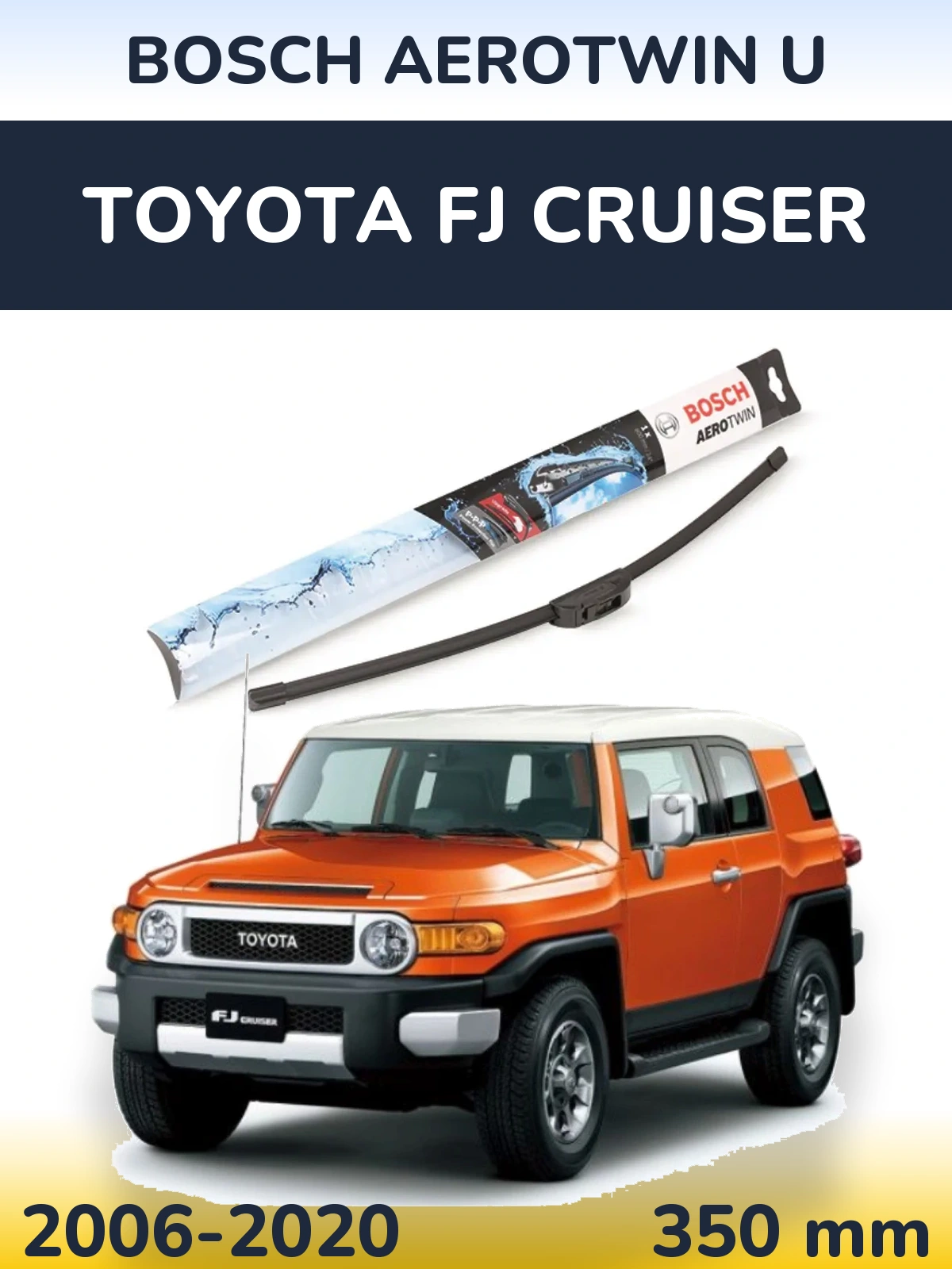 Torkarblad BOSCH AeroTwin U för Toyota FJ Cruiser