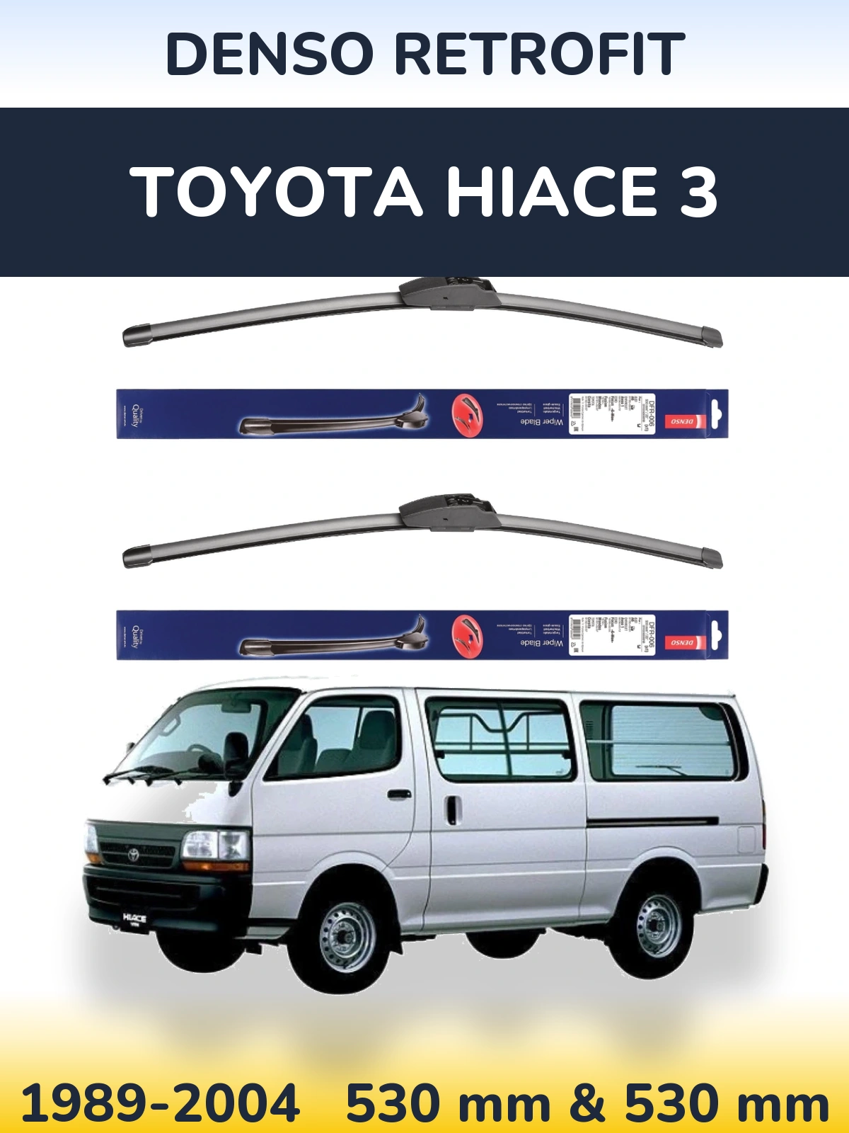 Torkarblad Denso Retrofit för Toyota Hiace 3