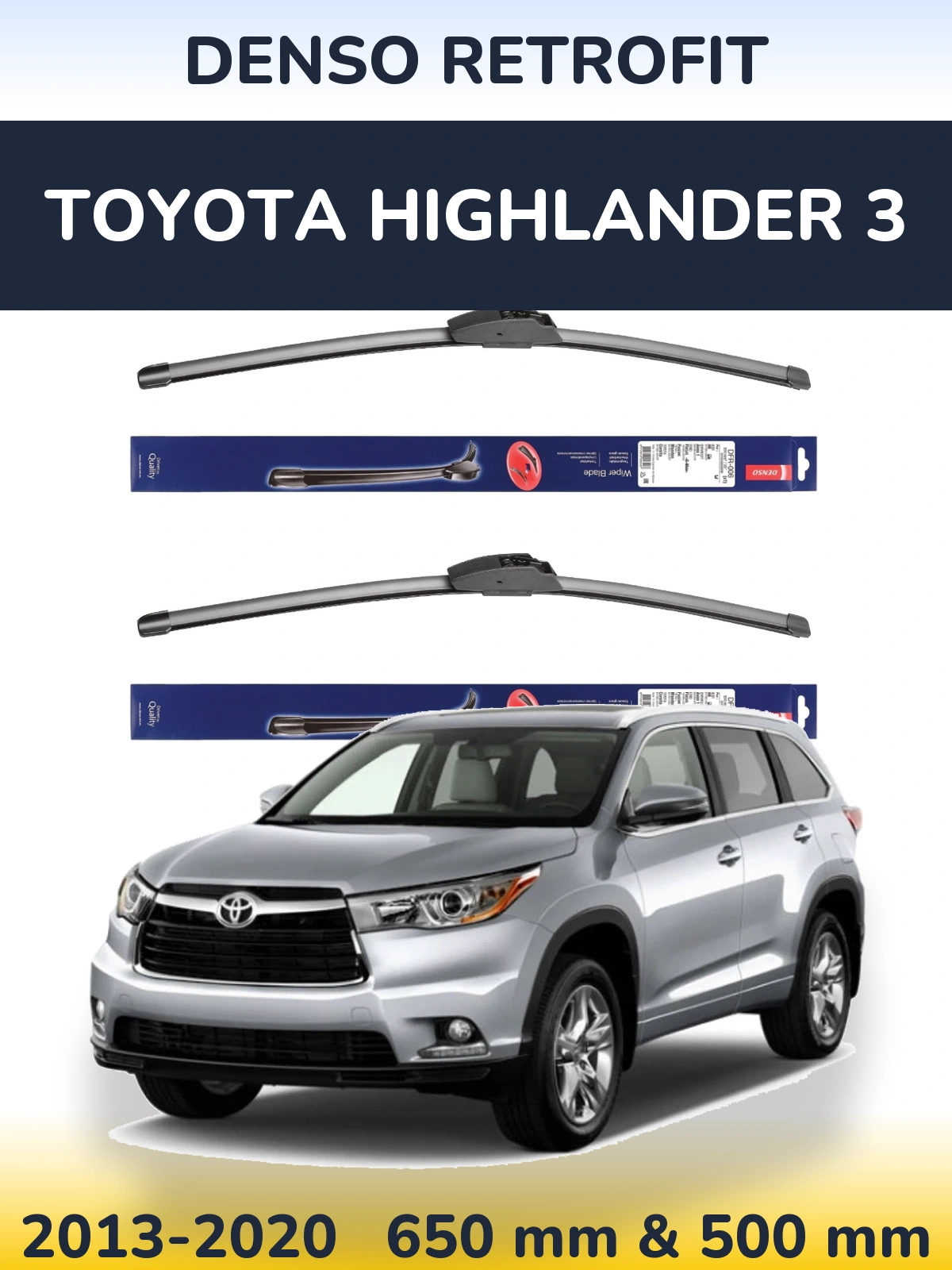 Torkarblad Denso Retrofit för Toyota Highlander 3